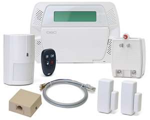 KIT447 12CP01HE   DSC PowerSeries 9047 Wireless Alarm Kit