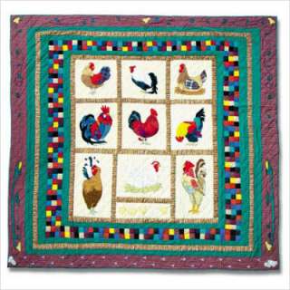 Patch Magic Rooster Twin Quilt QTRSTR 967042114181  