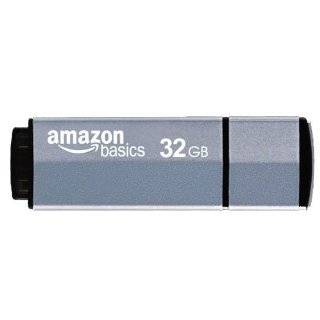 Basics 32 GB USB 2.0 Flash Drive (Gray Blue)