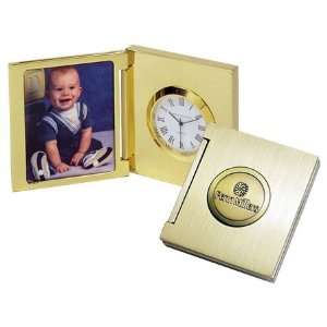  The Desk Portrait Solid Brass Desk Clock 