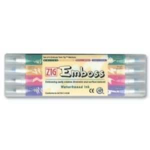  ZIG EMBOSS MARKER 4PC SET Papercraft, Scrapbooking (Source 