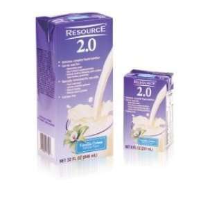  Nestle Resource 2.0 Vanilla Creme 32 Oz Brik Pak Health 