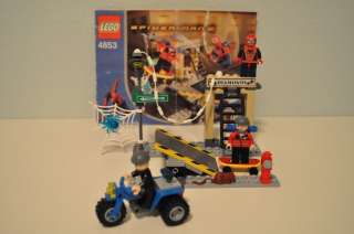 LEGO SPIDER MAN 4853 STREET CHASE COMPLETE + MANUAL SHIPS 