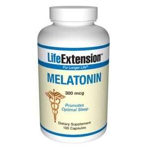  Life Extension Melatonin 300 mcg 100 Caps Health 