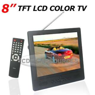 Car Vehicle 8 inch TFT LCD Color TV Monitor with VGA Input  
