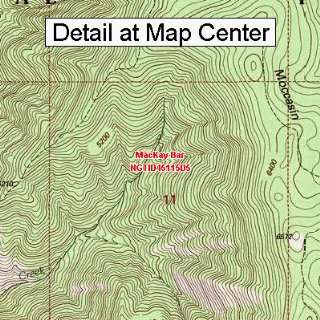   Map   MacKay Bar, Idaho (Folded/Waterproof)