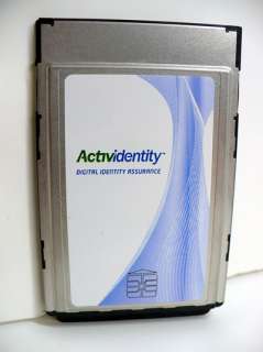 ACTIVIDENTITY IDENTITY ASSURANCE PCMCIA P/N ZFG 9818 AB  