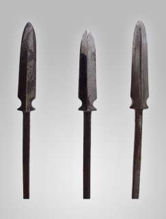 Antique Japanese Samurai Edo Period Arrowheads Yajiri  