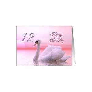  Pink swan card for a 12 year old Card Toys & Games