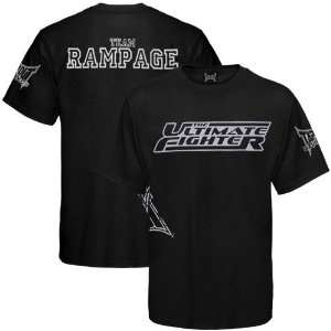  TapouT Black TUF 10 Team Rampage T shirt Sports 