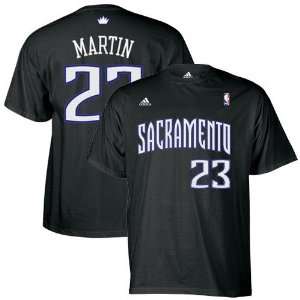  adidas Sacramento Kings #23 Kevin Martin Black Net Player 