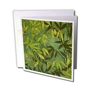  Lee Hiller Designs Batik Print   Emerald Bamboo Leaves Batik 