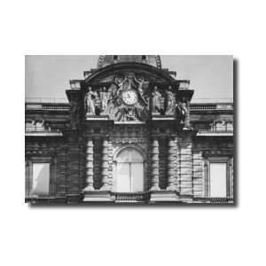  Pediment Of Palais Du Luxembourg 1840 Giclee Print