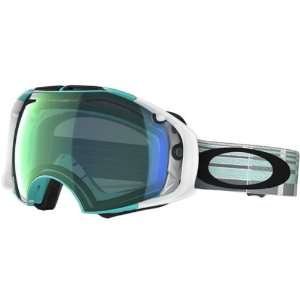 Oakley Airbrake Mint Plaid Adult Snocross Snowmobile Goggles Eyewear w 