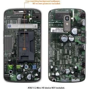  Protective Decal Skin Sticker for AT&T LG Nitro HD case 