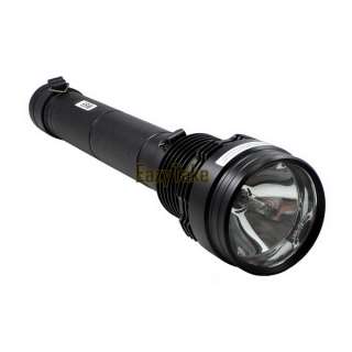 Black 65W 6000 Lumen HID Xenon Flashlight For Hilking  