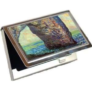  The Rocky Cliffs of Etretat la Porte Man 2 By Claude Monet 