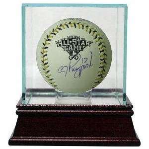   AJ Official 06 All Star w Glass Case   Autographed Baseballs Sports