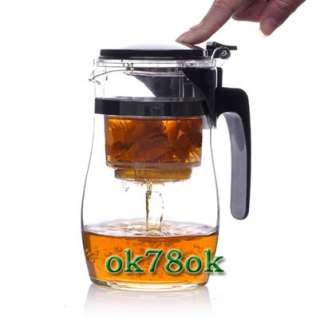 WHOLESALE / New Design User friendly Glass Teapot Tea Cup 750ml  
