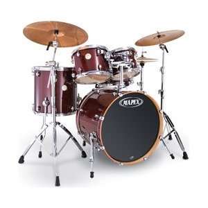  Meridian Maple SRO 5 Piece Shell Set (Cherry Red) Musical 