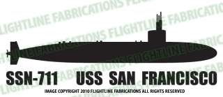 SSN 711 USS San Francisco Submarine Vinyl Sticker  