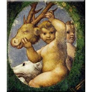   Hunting Trophy 26x30 Streched Canvas Art by Correggio