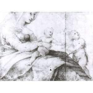   Correggio   32 x 24 inches   The Madonna and Chil