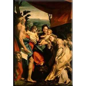   (The Day) 21x30 Streched Canvas Art by Correggio