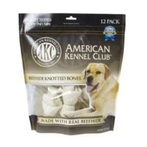  AKC Beefhide Knotted Bones (Quantity of 3) Health 