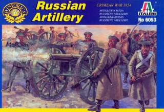 Italeri 6053 Russian Artillery Crimean War 1/72 Scale  