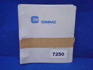 Conrac Model 7250 Install Operation Maintenance Manual  