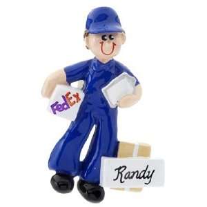  Personalized Federal Express Man Christmas Ornament