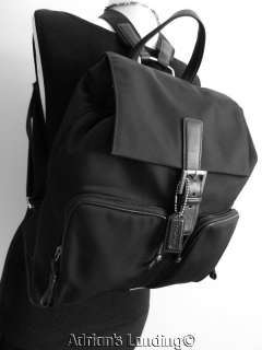 COACH Mercer Black Backpack #7432 ~ MINT ~ Must See  