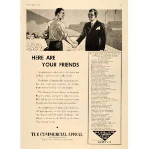  1935 Ad Commercial Appeal Hammond Cotton Show Dixie 