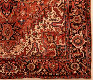 Large Area Rugs handmade Persian Wool Heriz 8 x 11  