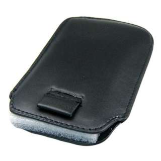 New Leather Case Cover For Apple iPhone 4 4S 4G 3G 3GS Black 9252 