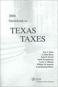   Texas Taxes, (0808017519), Eric L. Stein, Textbooks   