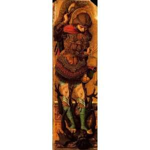  Hand Made Oil Reproduction   Carlo Crivelli   24 x 80 