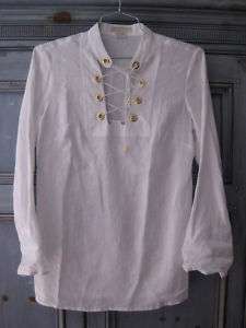 Michael Michael Kors white linen blouse size M  