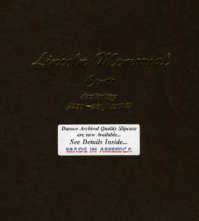 DANSCO COIN ALBUM #8102 LINCOLN MEMORIAL CENTS W/PROOF ZB127  