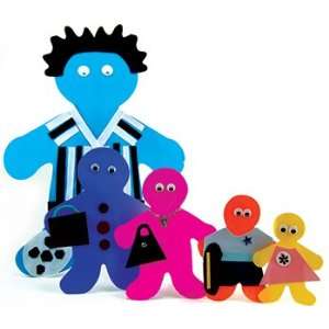  16 Pack HYGLOSS PRODUCTS INC. FAMILY CUT OUTS 40 WEE KID 