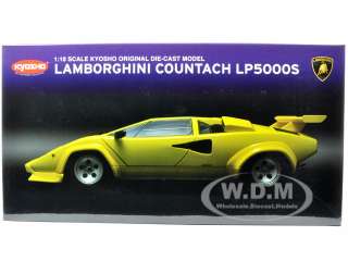Brand new 118 scale diecast car model of Lamborghini Countach LP5000S 
