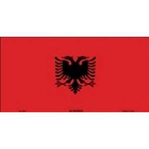  Albania Flag License Plate Plates Tags Tag auto vehicle 