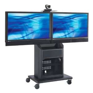  RPS Series Dual Monitor Video Conferencing Cart