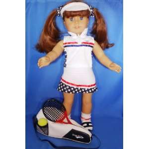   Tennis Star Outfit. Fits 18 Dolls like American Girl® Toys & Games