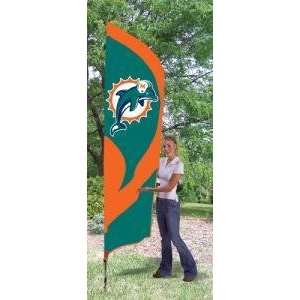  Miami Dolphins Applique Embroidered House Yard Tall Team 