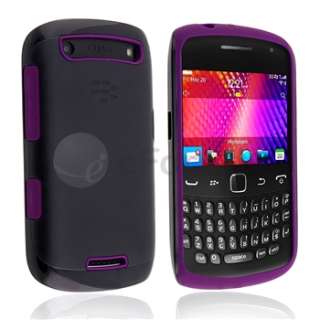   Purple Silicone Case Cover For Blackberry Curve 9350 9360 9370  