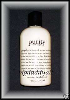 NEW PHILOSOPHY PURITY MADE SIMPLE CLEANSER 8 oz SEALED  