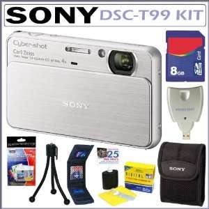  Sony Cyber shot DSCT99 DSC T99 14.1MP Wide Angle Digital 