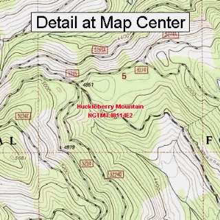   Huckleberry Mountain, Montana (Folded/Waterproof)